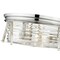 Z-Lite Cape Harbor 3 Light Flush Mount, Polished Nickel & Clear 491F3-PN - alternate 5